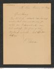 Nachlass Franz Steindachner, Brief von Franz Sikora an das k.k. naturhistorische Hofmuseum (14.12.1896), Inv.Nr. 482.13, Seite 1